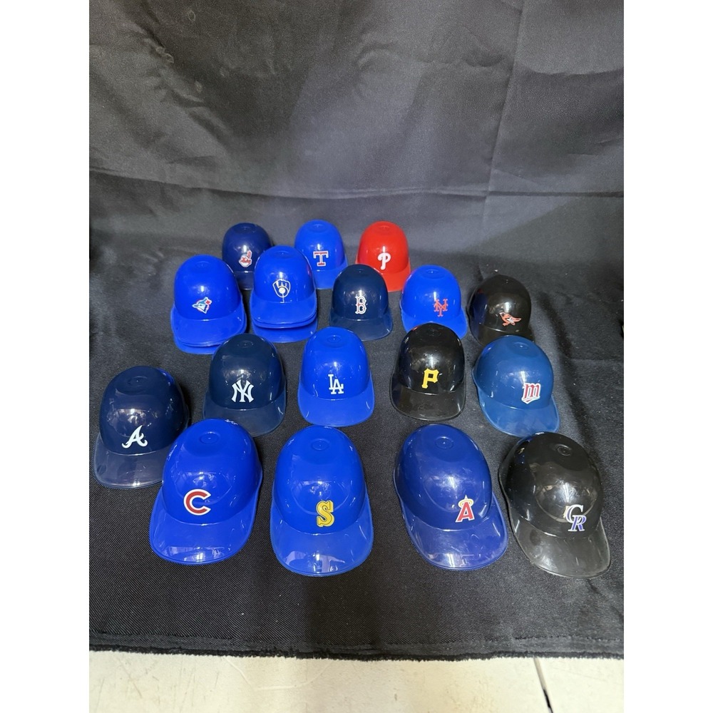 Lot of 21 Vintage MLB Ice Cream Sundae Mini Baseball Helmets Laich Collectible